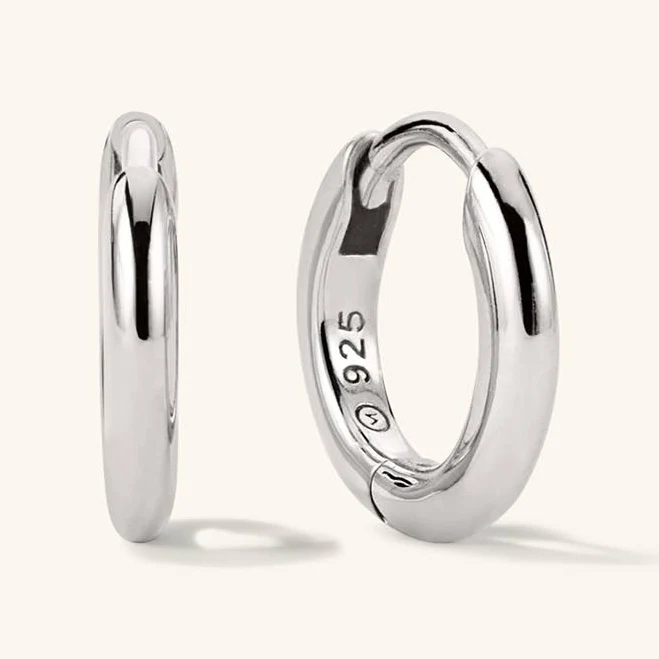 accessory Mejuri Gold Vermeil Tube Huggie Hoops Mejuri $98