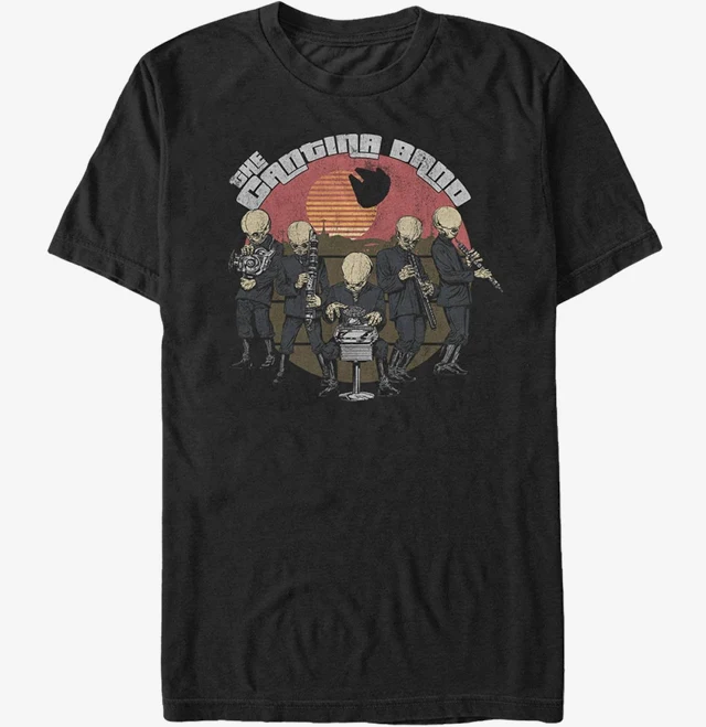 top Men's Star Wars Cantina Bith Band T-Shirt Hot Topic $23.9