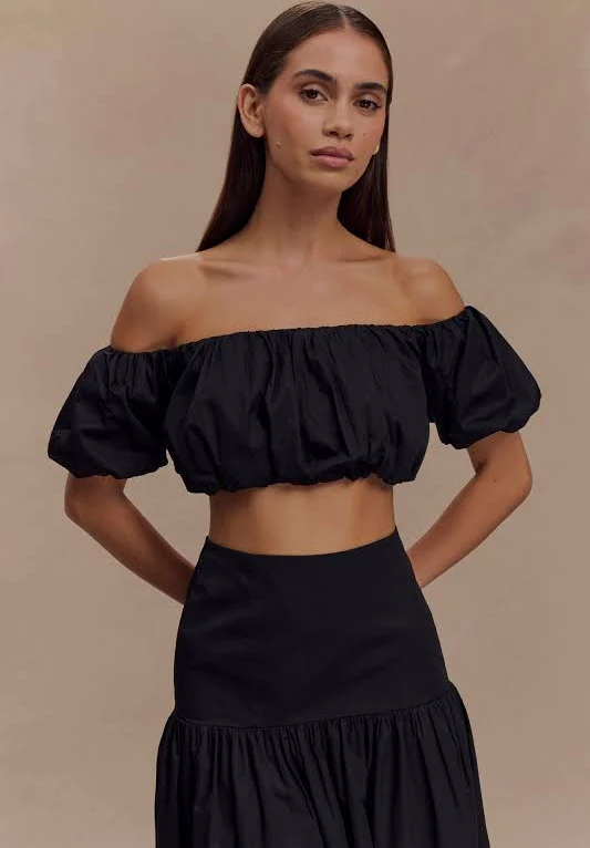 blouses Meshki Off Shoulder Bubble Top meshki.us $69