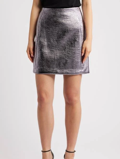 skirt Metallic Miniskirt Nordstrom $62
