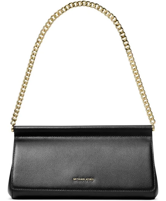 bag MICHAEL Michael Kors Carmine Leather Clutch Macy's $138.6