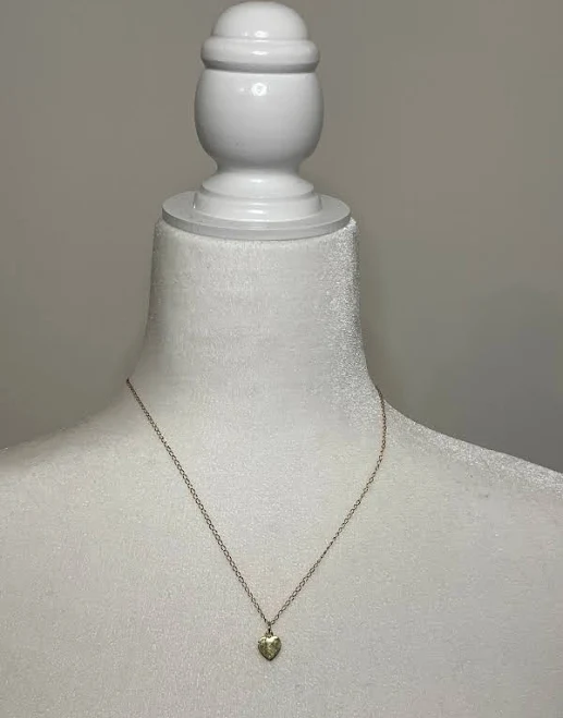 accessory Minimalist Dainty Gold Heart Charm Necklace Etsy - Seller $10