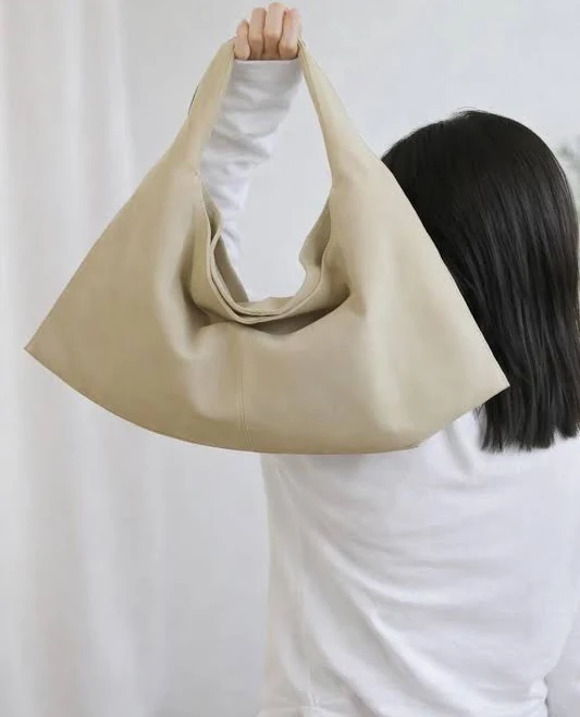 bag Minimalist Leather Slouchy Hobo Bag Etsy - Seller $122.4