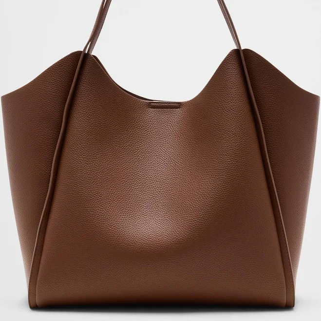 bag Modern Vegan Leather Bucket Tote Banana Republic Factory $90
