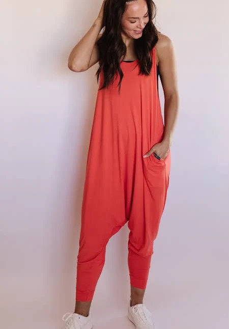 romper Momper Romper, Coral Pink (Limited Edition) / XX-Large Momper Romper $20
