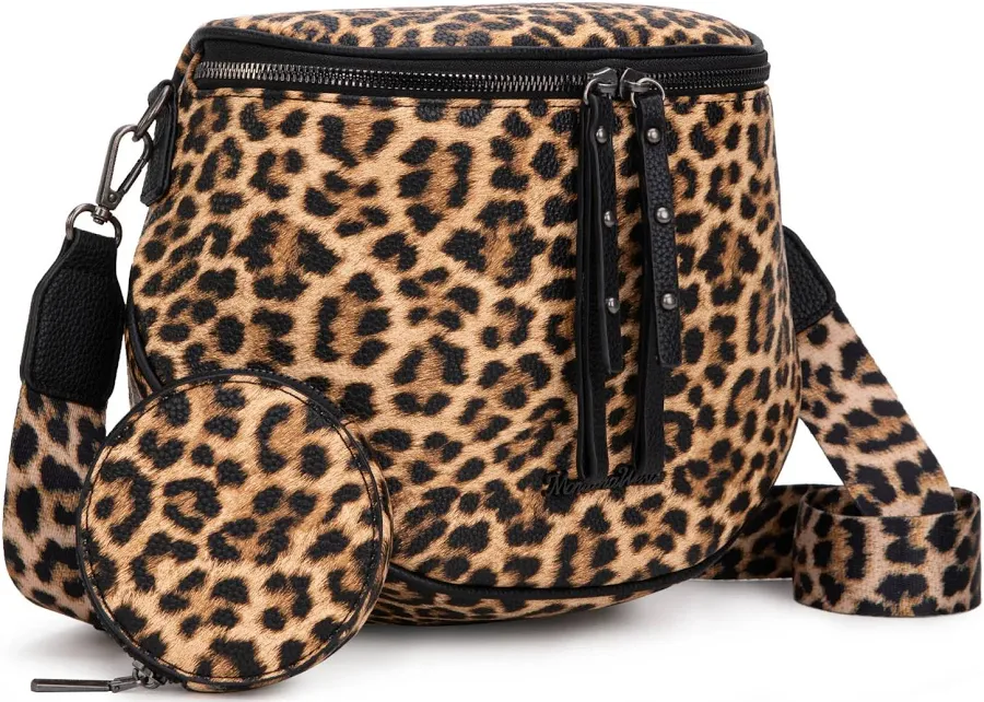 bag Montana West Spacious Leopard Crossbody Bum Bag montanawestusa.com $29.99