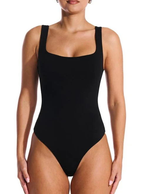 top Naked Wardrobe The NW Tank Bodysuit in Black at Nordstrom, Size Large Nordstrom $48