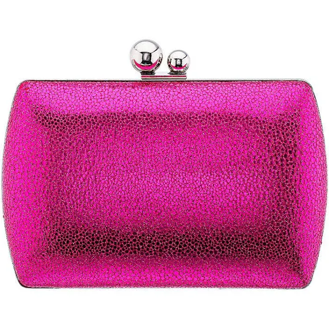 bag Nina Gallis Crackle Embossed Minaudiere Clutch Kohl's $36