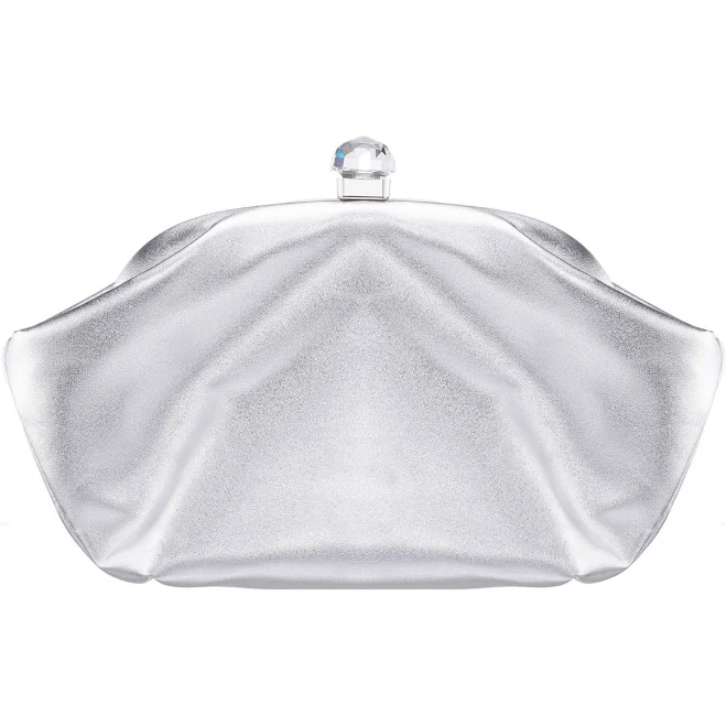 bag Nina Lyric Metallic Faux Leather Clutch Macy's $61.6