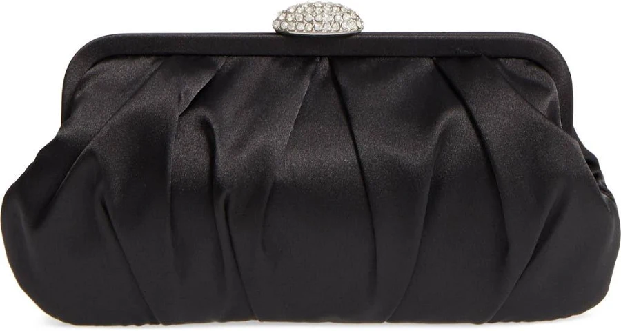 bag Nina Women's Concord Pleated Satin Frame Clutch Nordstrom $75