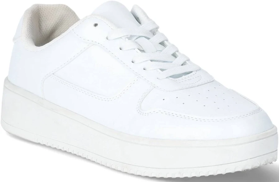 shoes No Boundaries Women's Platform Casual Lace-Up Sneakers Walmart $19.98