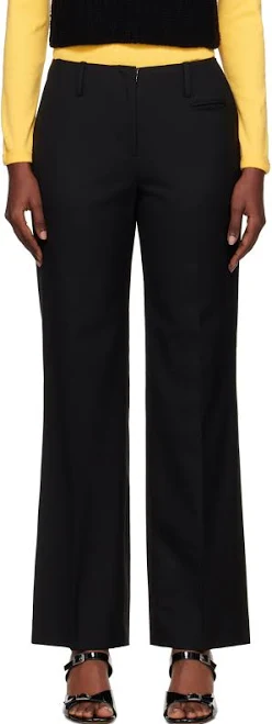 trousers Nothing Written Low-Rise Tailored Wool Trousers ssense.com $80