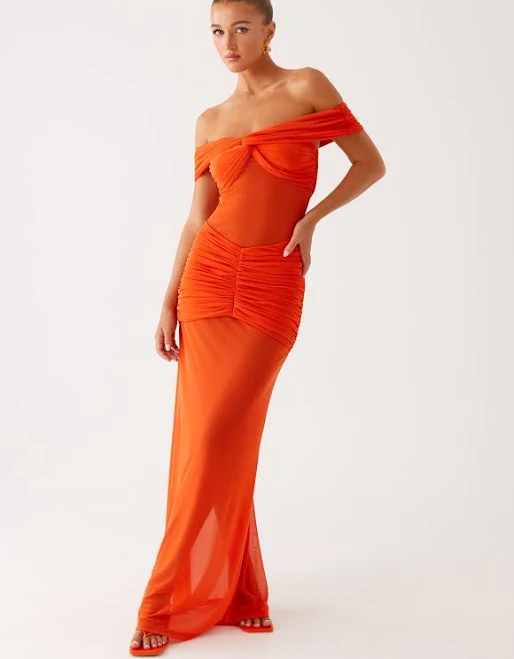 dress Off Shoulder Maxi Dress Peppermayo - US $45