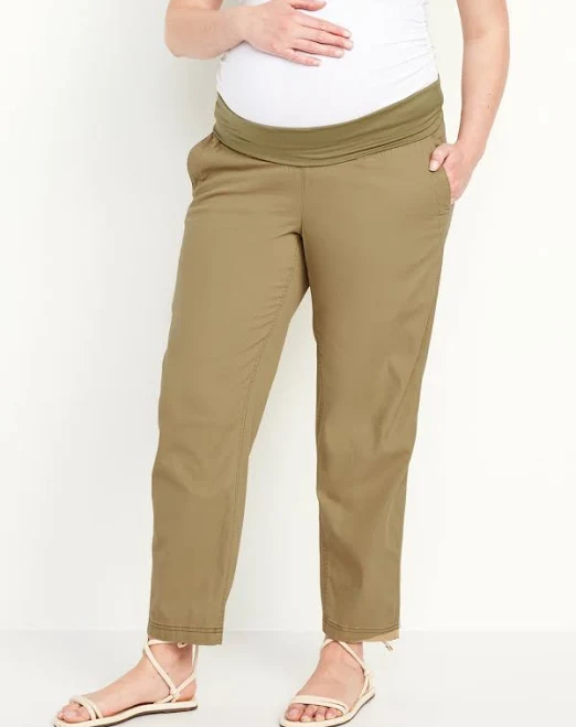 pants Old Navy Maternity Rollover-Waist Chino Pants Old Navy $24.99