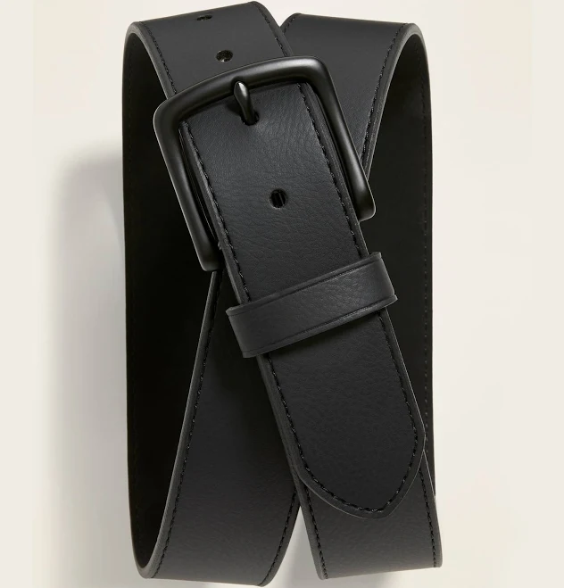 accessory Old Navy Men's Faux-Leather Belt - Black - Size S Old Navy $19.99