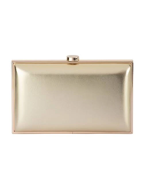 bag Olga Berg Lucy Metallic Clutch REVOLVE $89