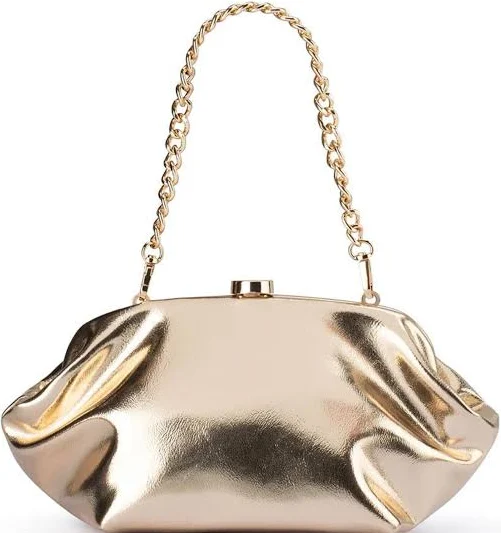 bag Olga Berg Tally Metallic Clutch Nordstrom $99
