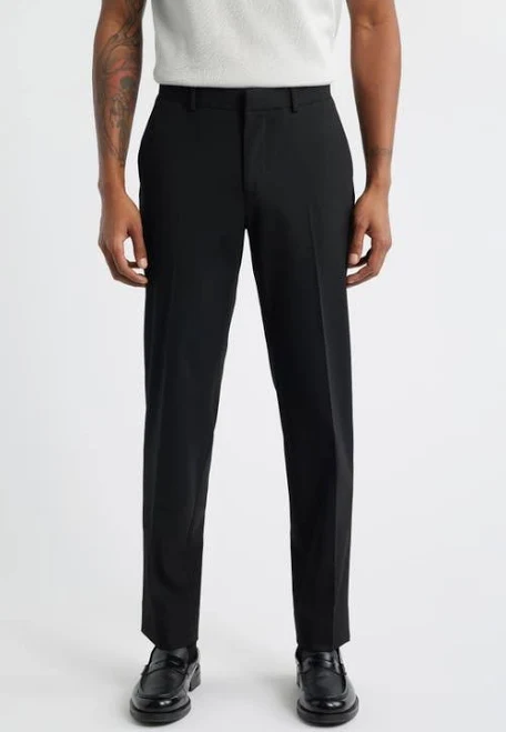 pants Open Edit Slim Fit Flat Front Stretch Suit Pants Nordstrom $69