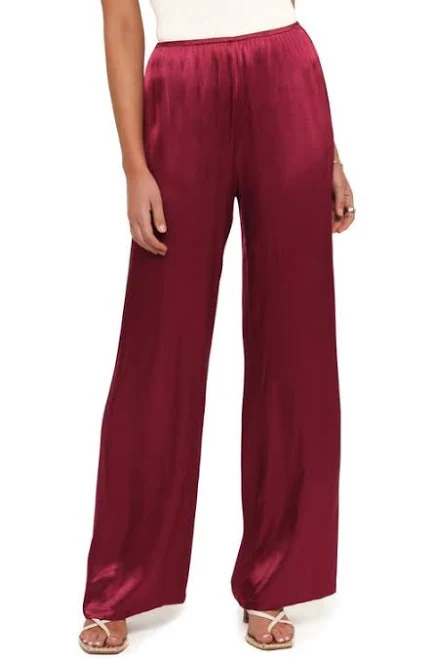 pants Petal & Pup Women's Carissa Wide-Leg Satin Pants Nordstrom $79