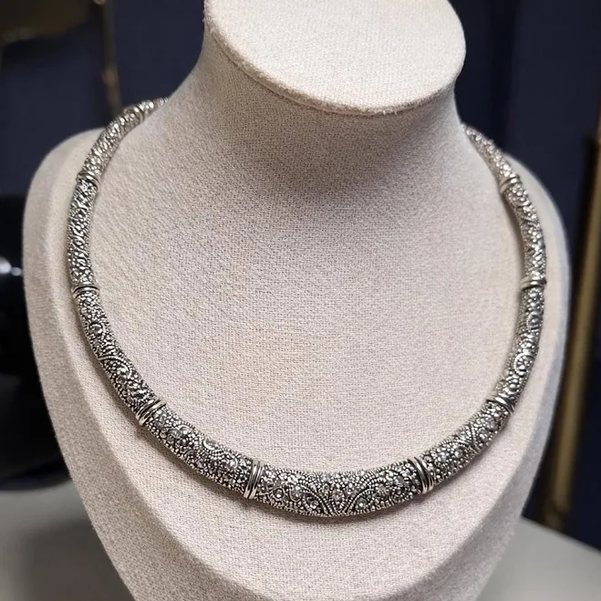 accessory Premier Designs Ornate Statement Collar Necklace Etsy - Seller $125