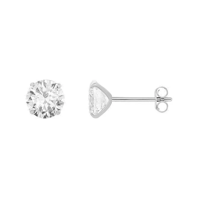 accessory PRIMROSE Round Cubic Zirconia Stud Earrings Women's Kohl's $10