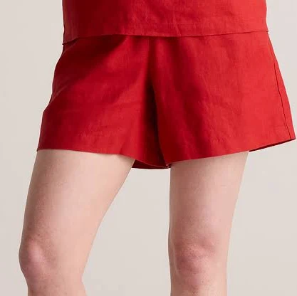 two piece set Quince Women's European Linen High Waisted Shorts Quince $32