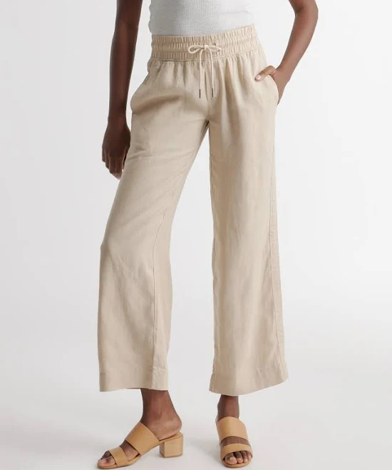 linen outfits Quince Women's European Linen Wide Leg Pants Quince $42