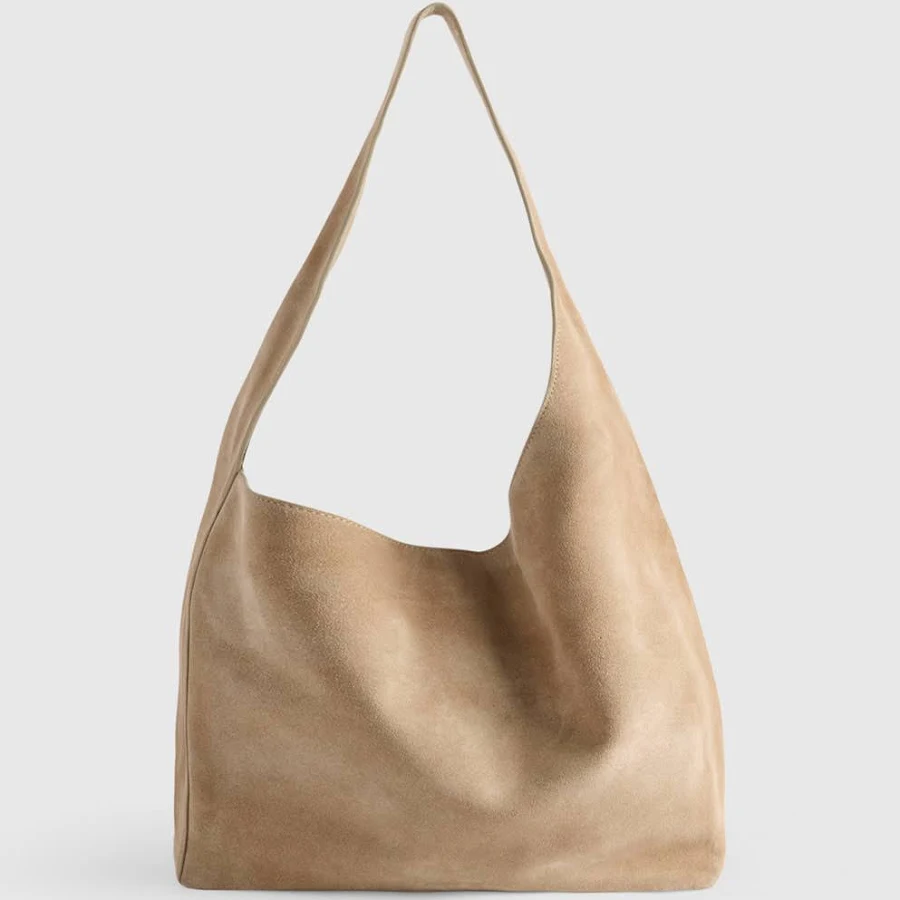 bag Quince Women's Slouchy Italian Suede Shoulder Bag Quince $150