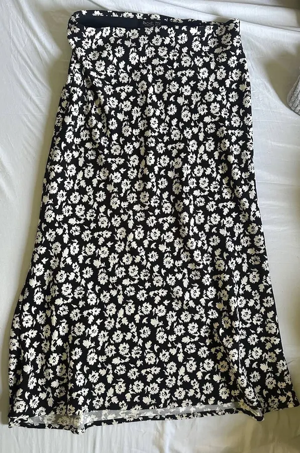 maxi skirt Rachel Zoe Black And White Maxi Skirt Size 2 eBay $20