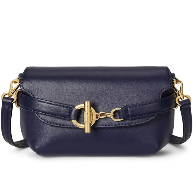 bag Ralph Lauren Women's Leather Blaike Crossbody Bag Macy's $195