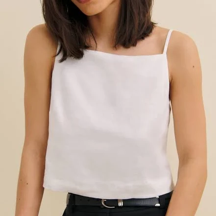 top Reformation KERRI Linen Top Reformation $98