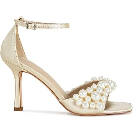shoes Romily-Champagne Stiletto Sandal Azalea Wang $29.99