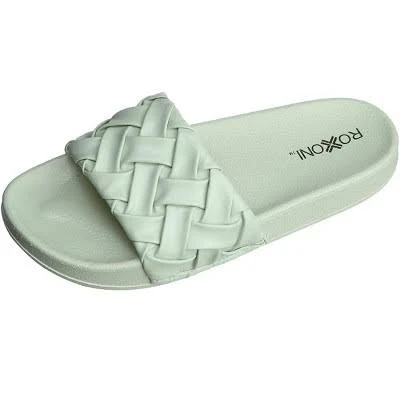 shoes Roxoni Women's Stylish Braided Strap Slides Target $24.99