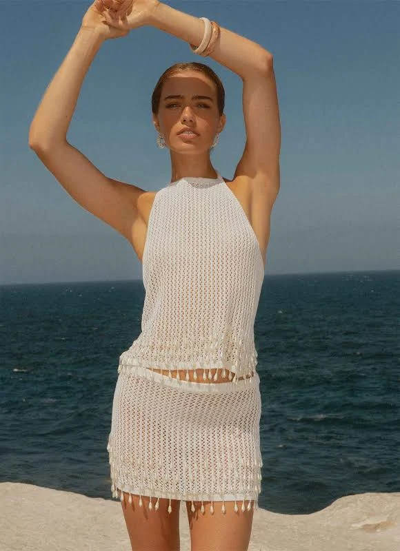 crop top Scorpio Crochet Halter Top Peppermayo - US $34