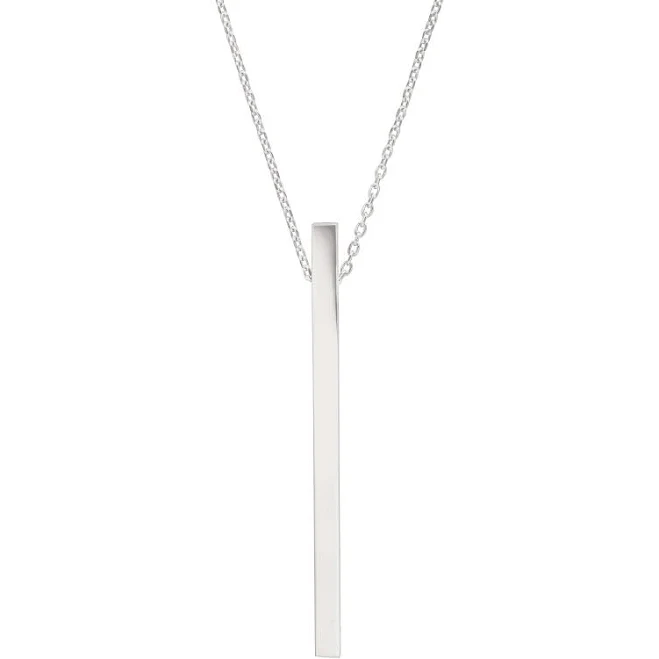 accessory Silpada Minimalist Sterling Silver Vertical Bar Pendant Necklace Silpada $75