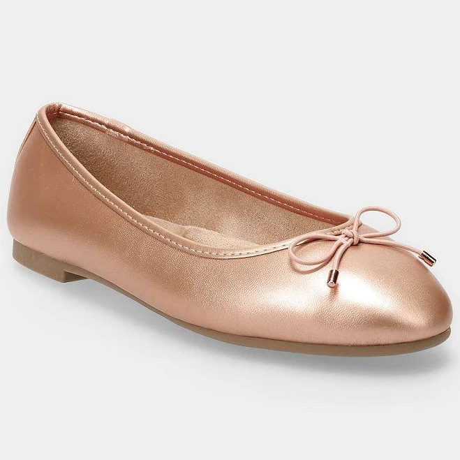 shoes SO Emmaline Women's Ballet Flats, Size: 11, Rose Gold Kohl's $9.57