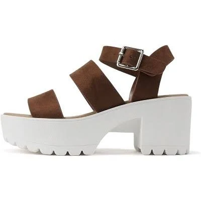 shoes Soda Account Women's Open Toe Block Heel Platform Sandals Target $24.95