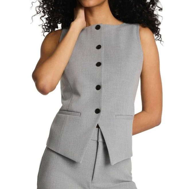 top Spanx Women's WellSuited Tailored Button-Down Vest Nordstrom $110