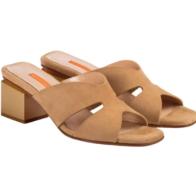 shoes Stella Suede Block Heel Mules Carl Meyers $495