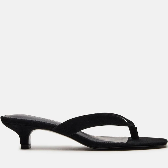 shoes Steve Madden Women's Tracie Suede Kitten Heel Sandals Steve Madden $99.95