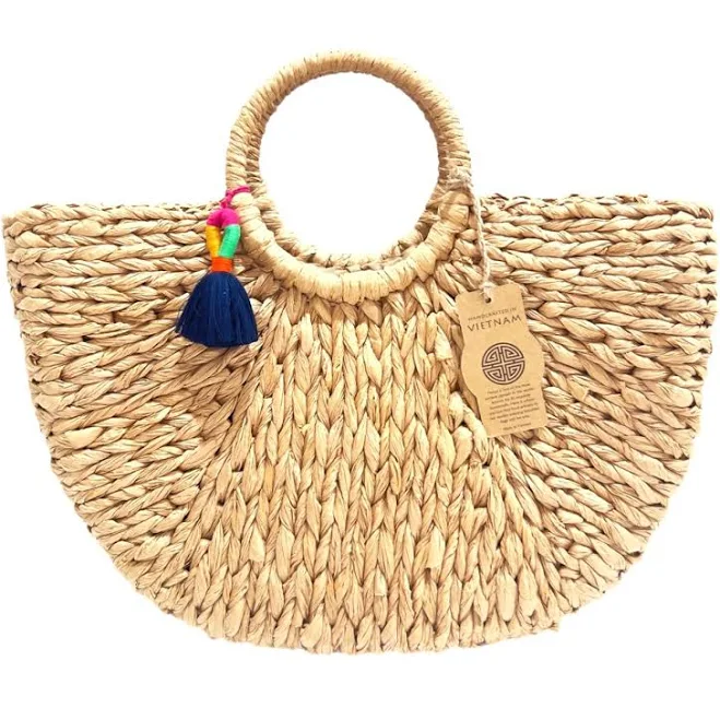 bag Straw Bag with Colorful Tassel Poshmark $50