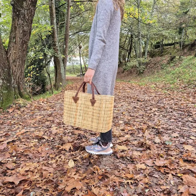 bag Straw Market Basket Handbag Etsy - PadaWorks $15.19