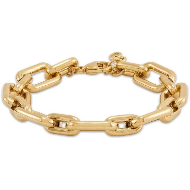 accessory Studio by Kay 24K Yellow Gold Vermeil Hollow Sterling Silver Chunky Link Bracelet Kay Jewelers $499.99