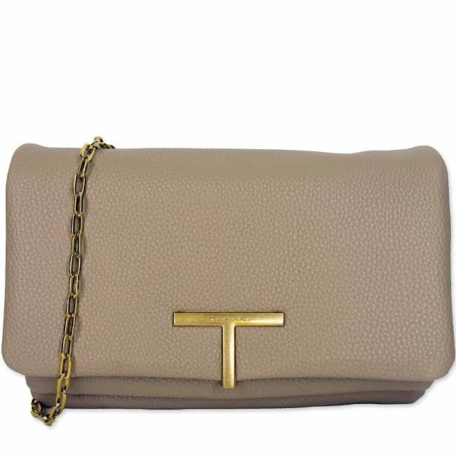 bag T. Tahari Costello Crossbody Bag with Chain Overstock $19.99