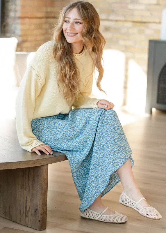 maxi skirt Things Between Kira Floral Maxi Skirt Inherit Co. $59