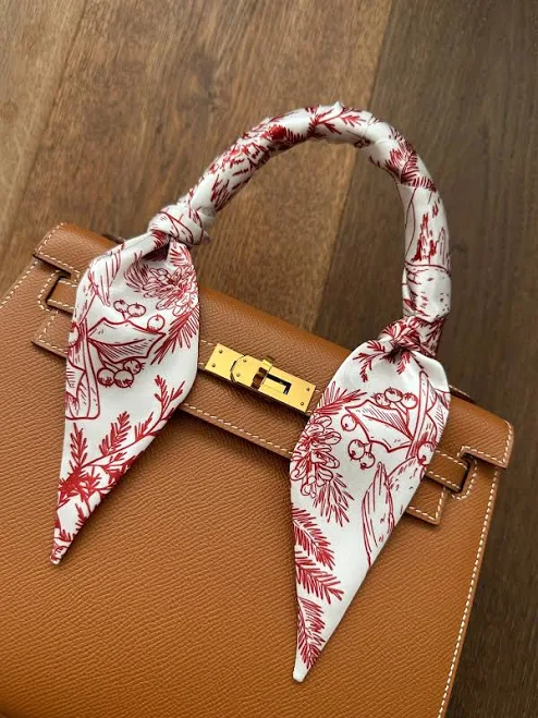 accessory Toile Skinny Scarf Handbag Etsy - KDVenice $18