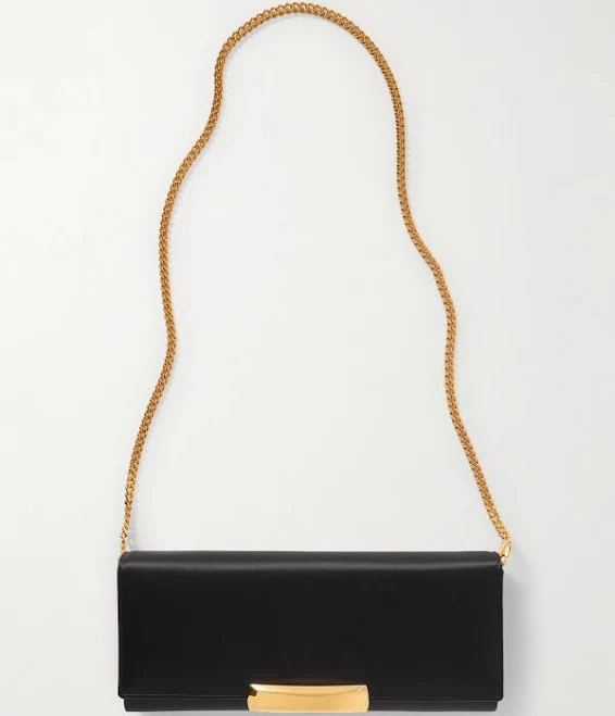 bag Tom Ford Satin Bar Clutch Bag with Chain Strap NET-A-PORTER $1614