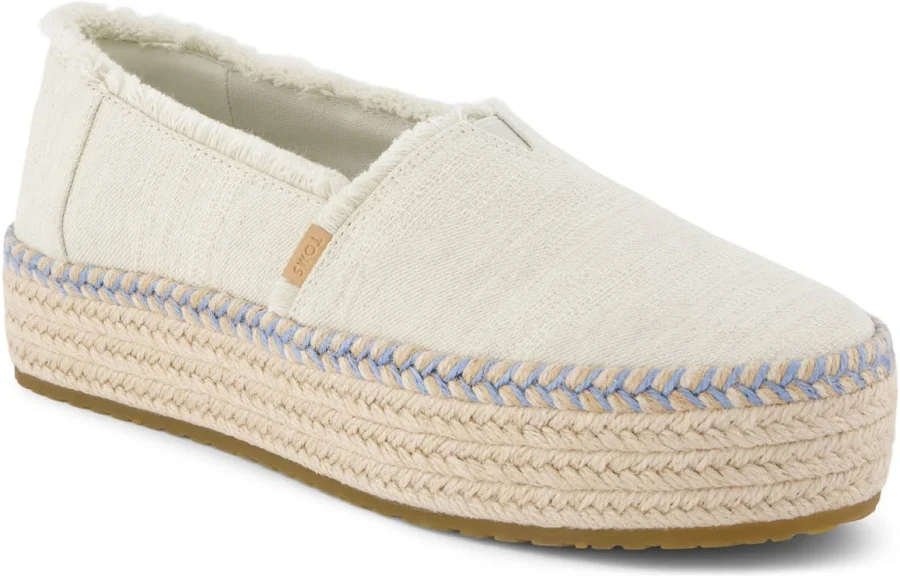 shoes TOMS Women's Valencia Platform Espadrille Slip-Ons Macy's $59.5