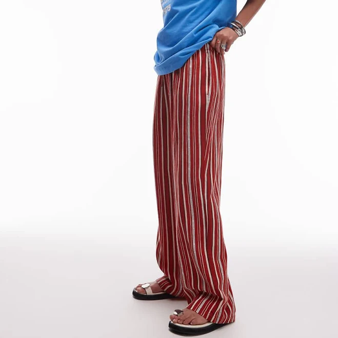 pants Topshop Linen Straight Pants ASOS $40