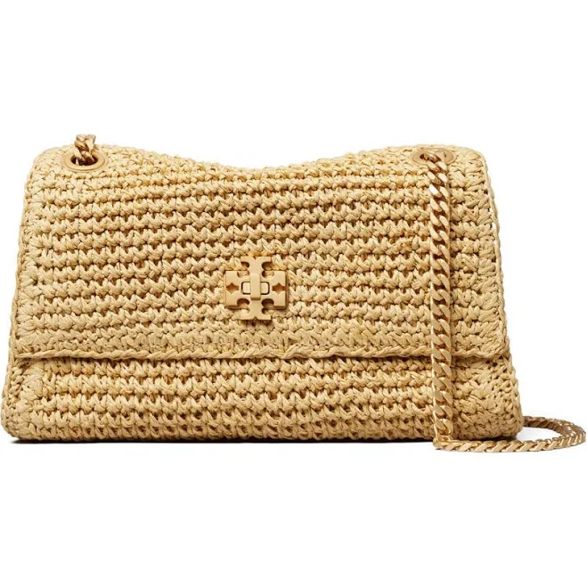 bag Tory Burch Kira Turnlock Straw Shoulder Bag Nordstrom $350